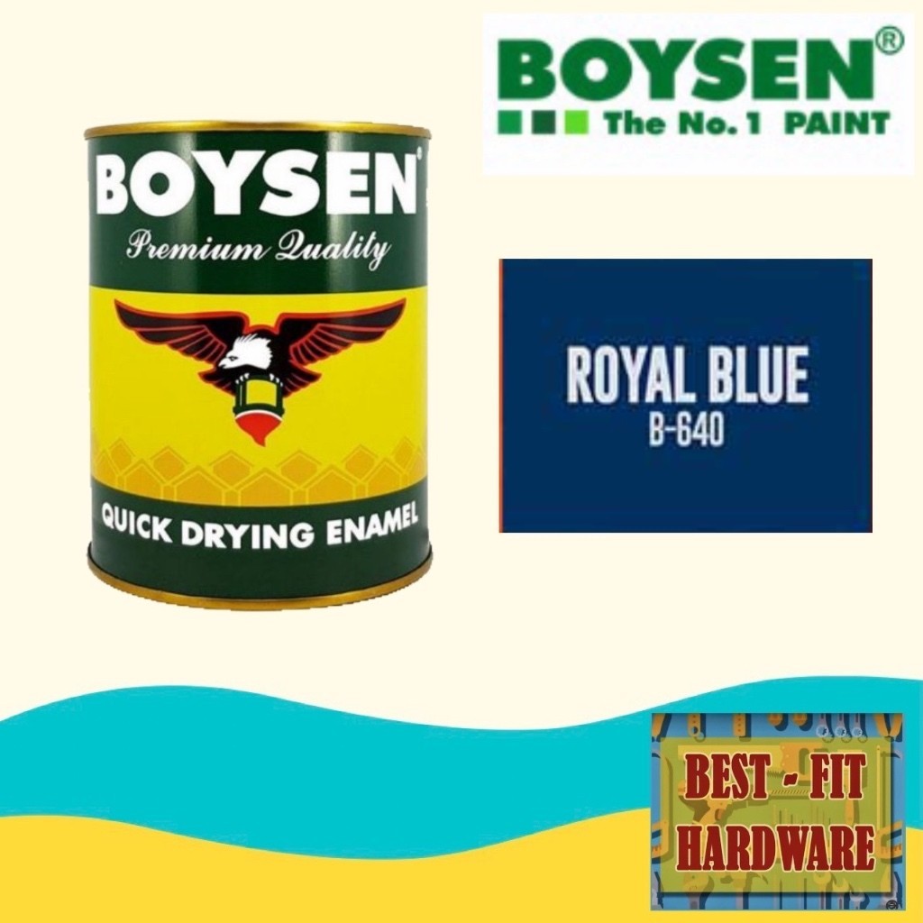 BOYSEN QDE - QUICK DRYING / FLAT WALL ENAMEL 1 LITER | Shopee Philippines