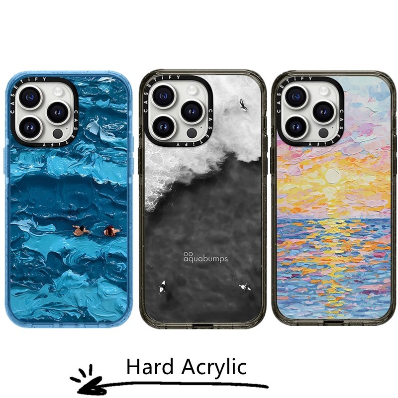 CASETI Ocean Split Contrasts Hard Case For iPhone 15 14 Plus 11 12 13 ...