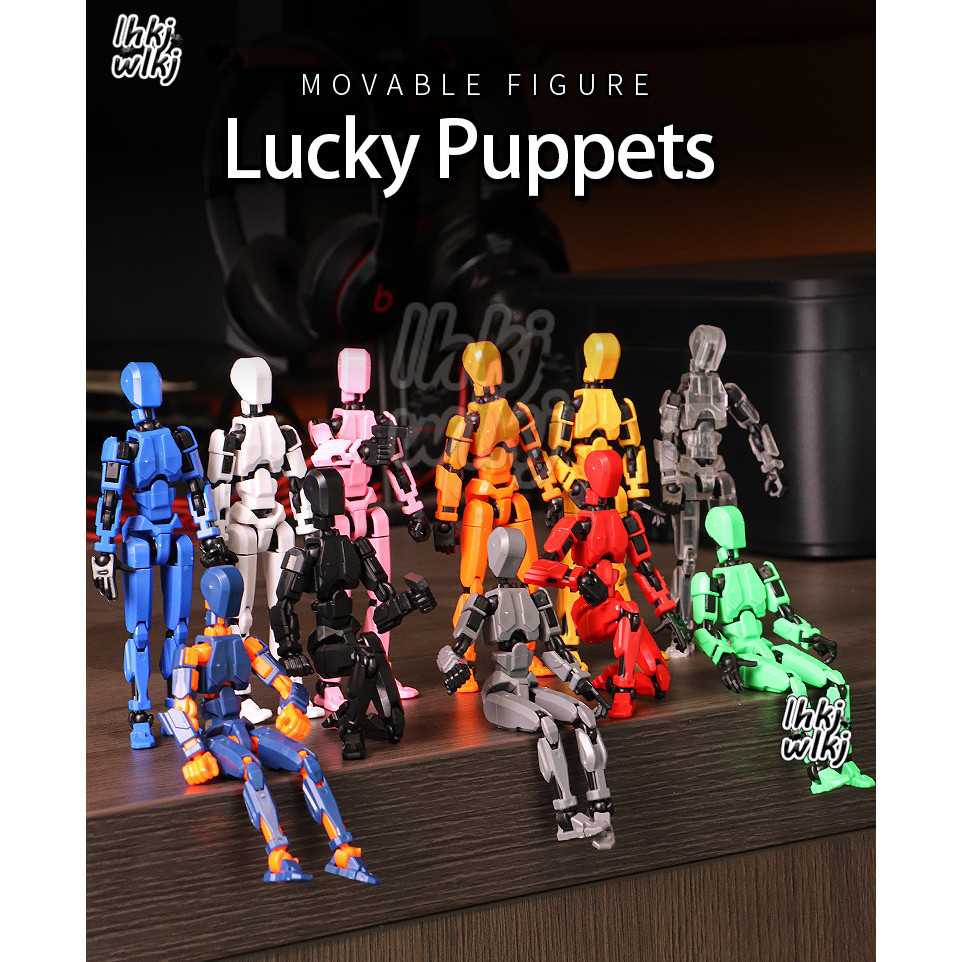 Robot 13 Action Figure Dummy Lucky 13 Multi Jointed 3D Printing Model ...