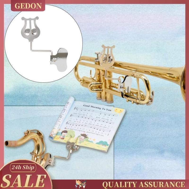 [Gedon] Metal Clarinet Marching Lyre Sheet Music Holder for Trumpet ...