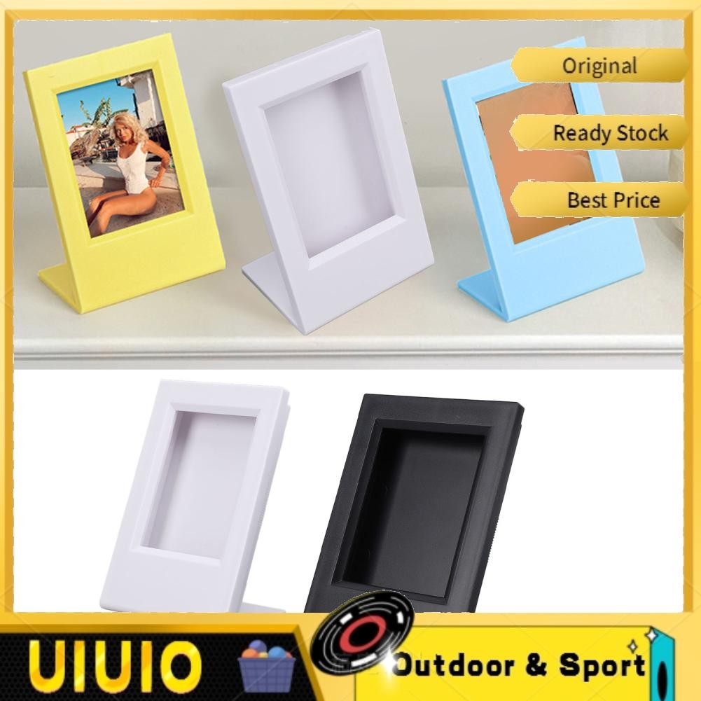 Uiuio Asixxsix L Shaped Photo Frame Set of 2 Clear Acrylic Desktop ...