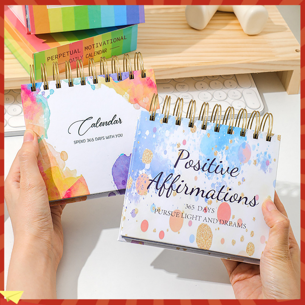 GH| Inspirational Daily Planner Motivational Calendar 365 Days of