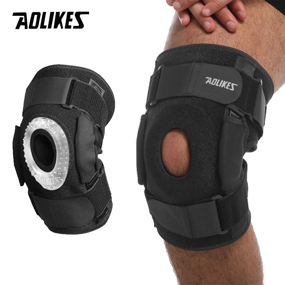 AOLIKES 1Piece Unisex Knee Brace Gel Patella Support With Removable ...