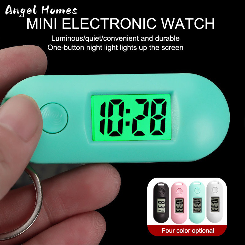 LED Digital Electronic Desktop Clock Mini Clock with Backlight Acrylic ...