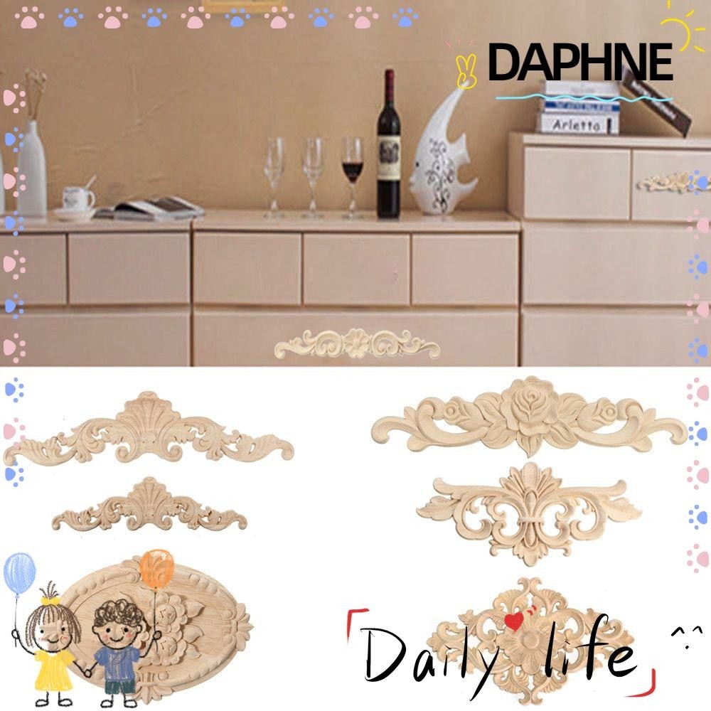 DAPHNE 1/2 Pcs Wooden Figurines Furniture Crafts Corner Appliques Frame Shopee Philippines
