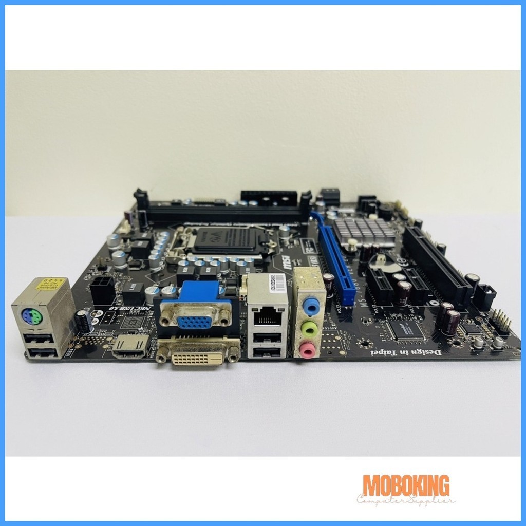 ۞ Msi H61m E23b3 Desktop 2ndgen Motherboard Socket H61 Lga 1155 I3 I5