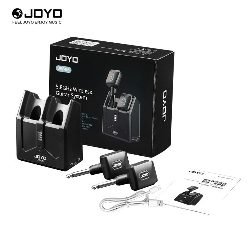 JOYO JW-06 Wireless Guitar System 5.8GHz Digital Wireless Guitar ...