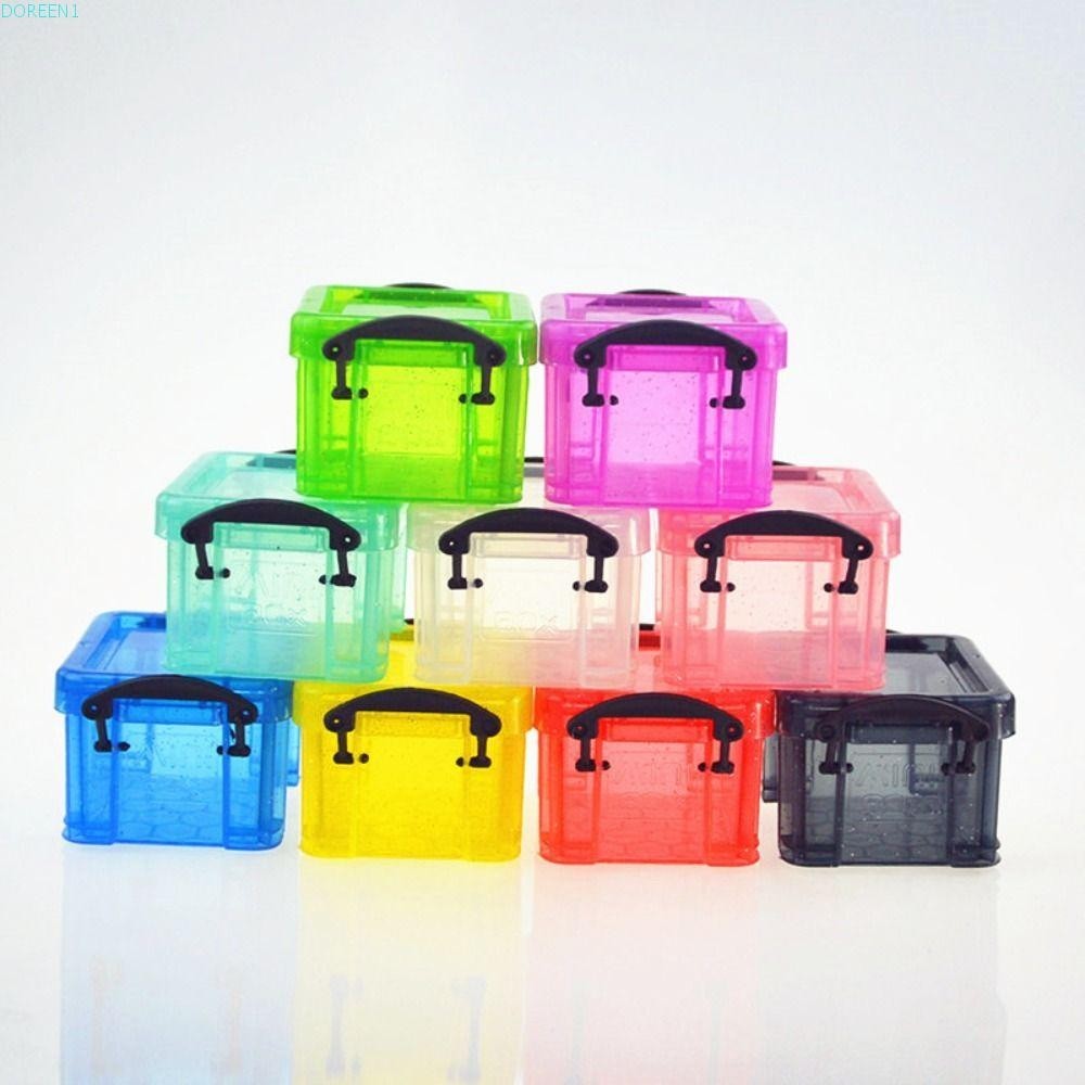 DOREEN1 Mini Buckle Storage Box, Multi-functional Candy Color Mini ...