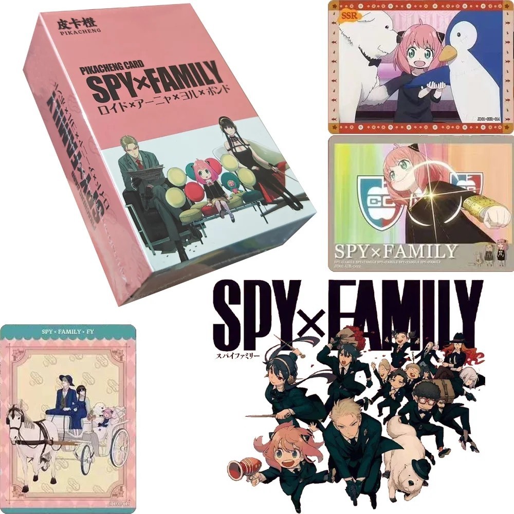 SPY FAMILY Cards Anya Forger Yor Forger Sylvia Sherwood Anime Character ...