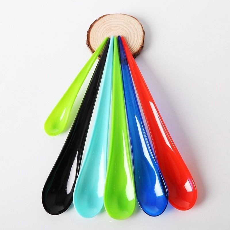 100pcs Dessert Spoon ice Cream Disposable Yogurt Spoon Mini Spoon For ...