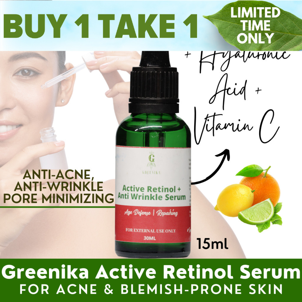 [ BUY 1 TAKE 1 RETINOL SERUM ] Greenika Retinol Serum Collagen Vitamin
