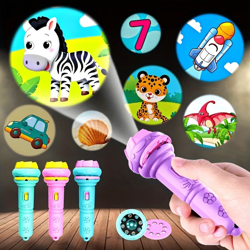 24 Pattern Projector Children's Bedtime Fun Cognitive Toy Dinosaur ...