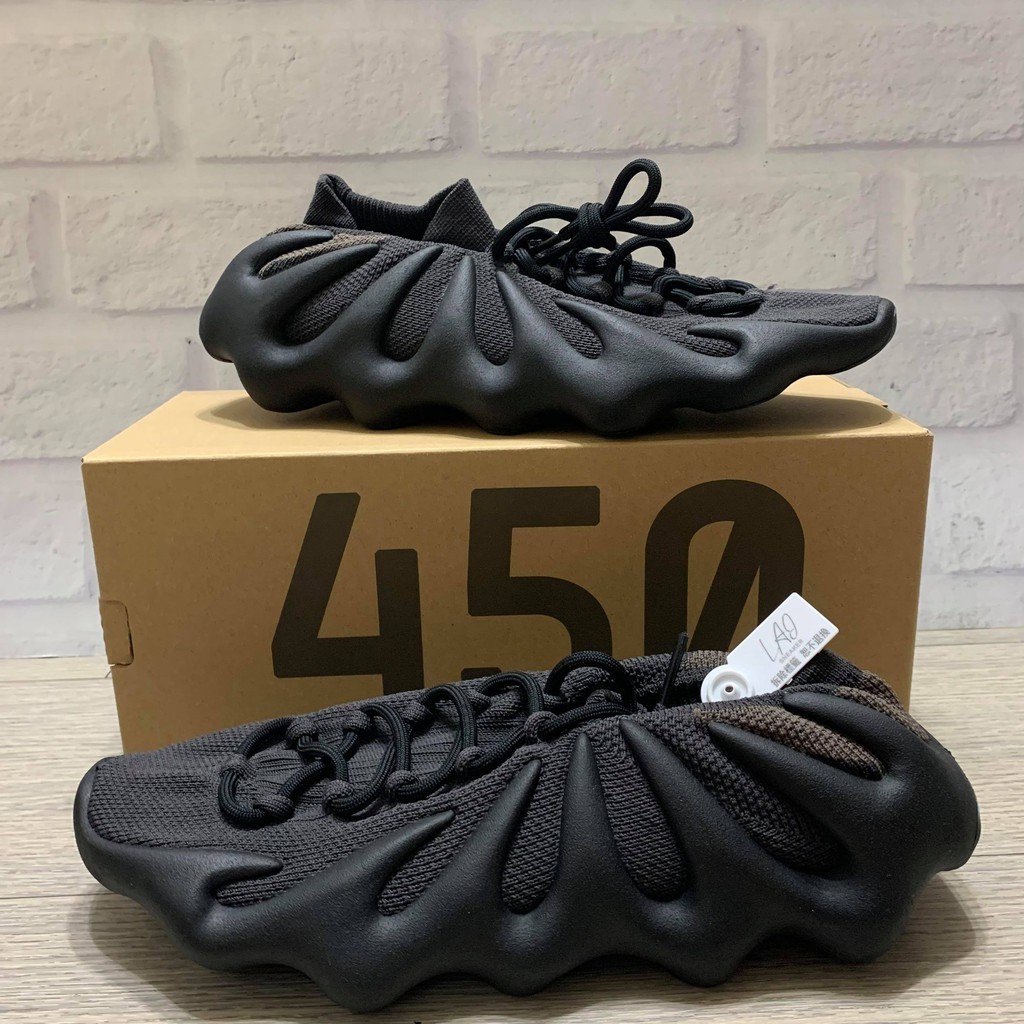 High Quality Adidas Yeezy 450 Dark Slate All Black Black Black Soul ...