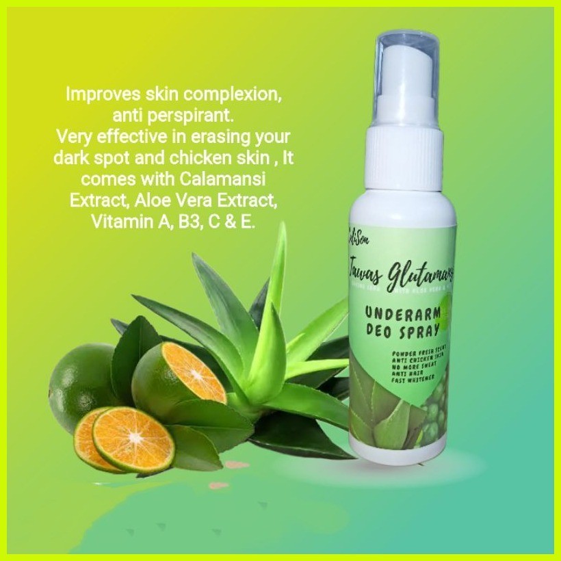 ♞Buy 1 Take 1 Tawas Glutamansi Deo Spray with Aloe Vera Extract and Vit ...