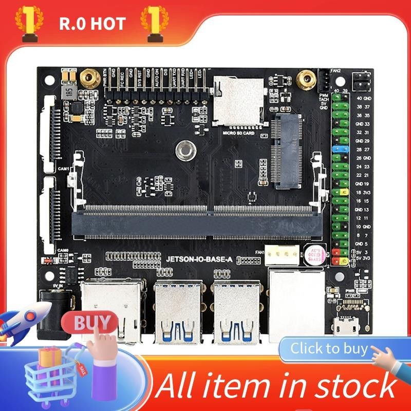 Waveshare Jetson Nano Development Kit - Complete AI Computer Set With Camera, Case & Accessories