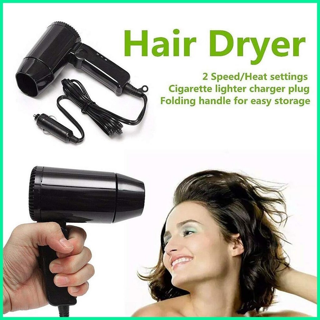 Hair Dryer For Car 12V Styling Tool Hair Dryer For Car Hair Styling Tool Blow Dryer For Travel Camper Auto polnph polnph Shopee Philippines