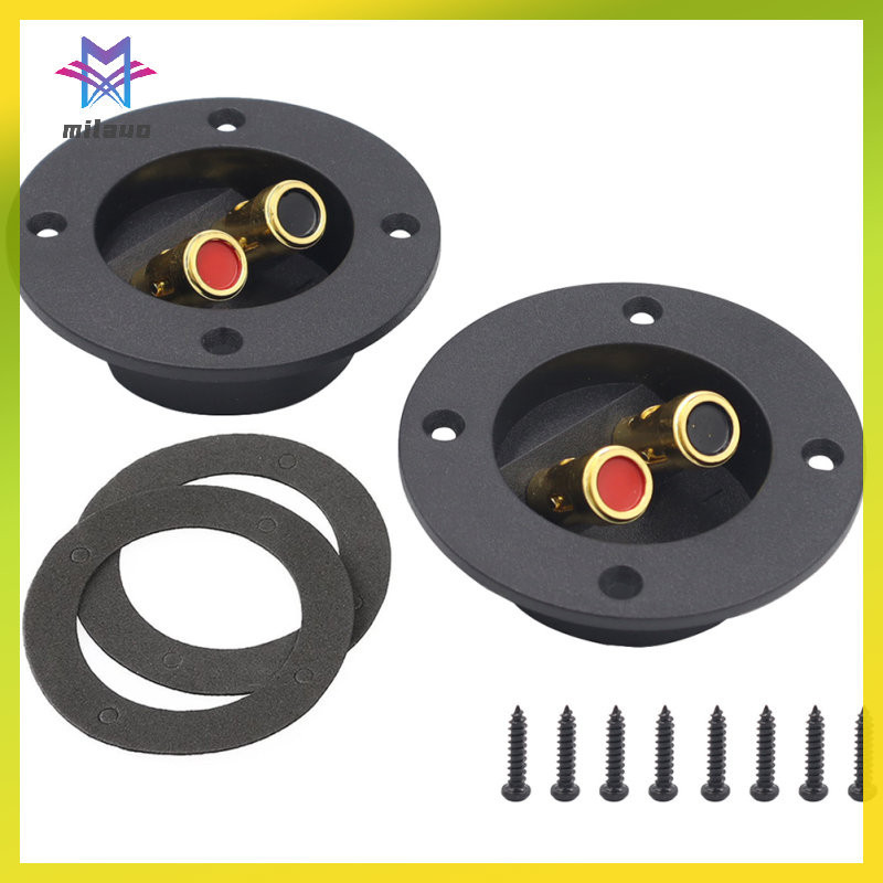 milauo Speaker Wire to Subwoofer Adapter Terminal Cup Connector Audio