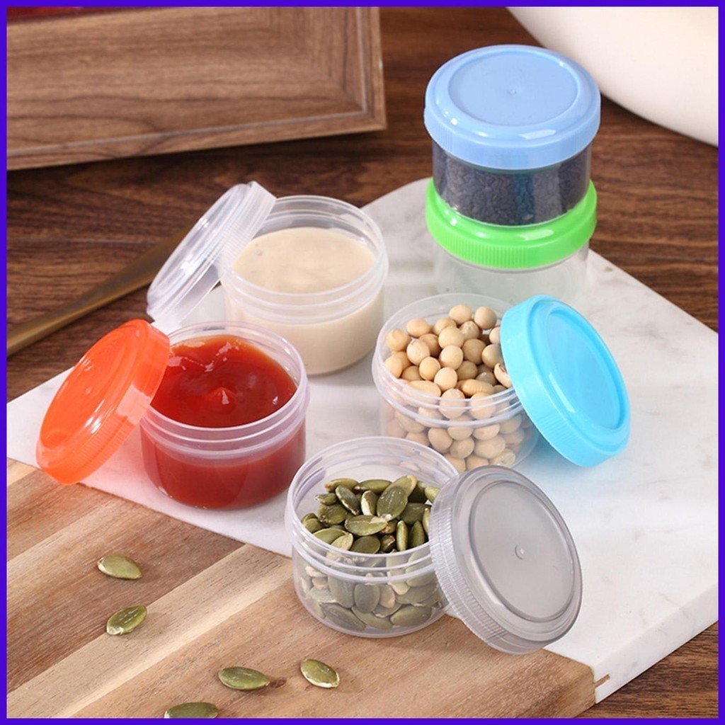 Salad Dressing Container To Go Airtight Stackable Salad Dressing ...