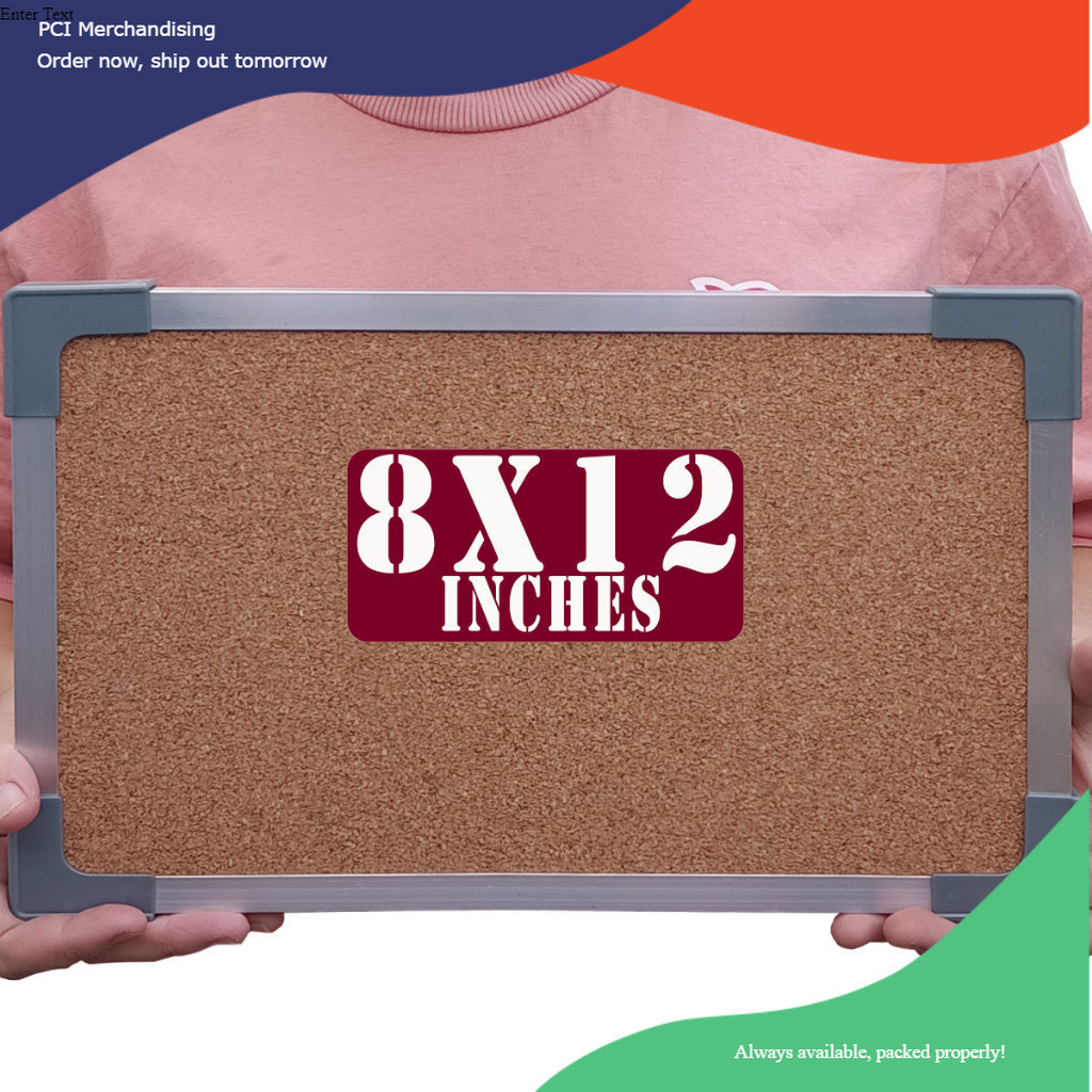 Corkboard 8x12 inches 22x30 cm Bulletin Board , Aluminum Frame