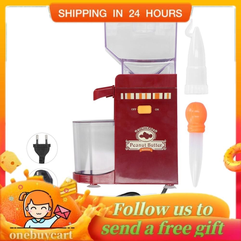 Onebuycart Electric Grain Grinder Peanut Butter Machine Funnel Shaped