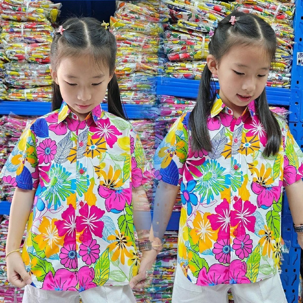 Flower shirt songkran hotsell