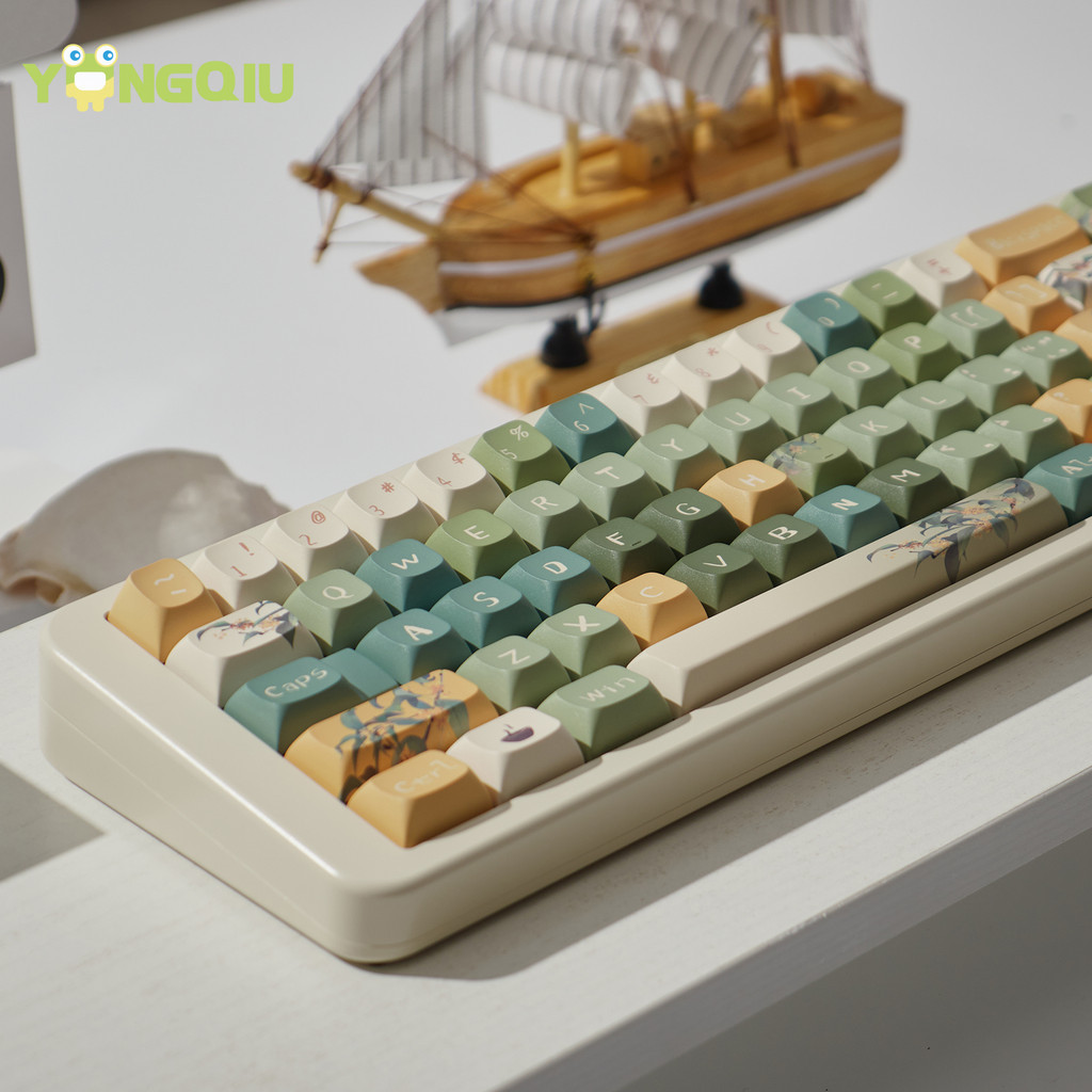 156 Keys Original PBT Keycaps URE profile Chinese style Osmanthus ...