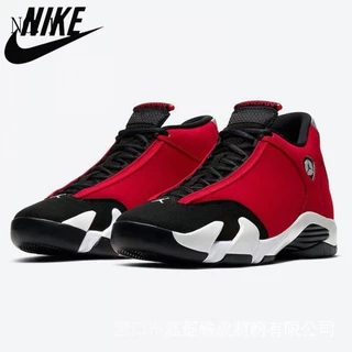 Jordan retro 14 red and white best sale