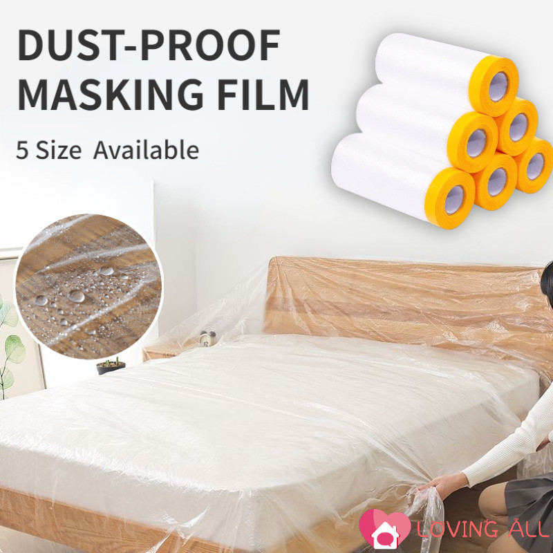 Dust-proof Masking Film PE Covering Cloth Living Room Furniture ...