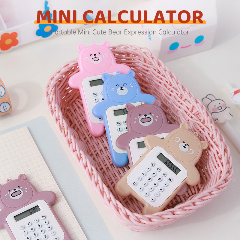 Cartoon Bear Calculator Student Mini-Portable main image 0