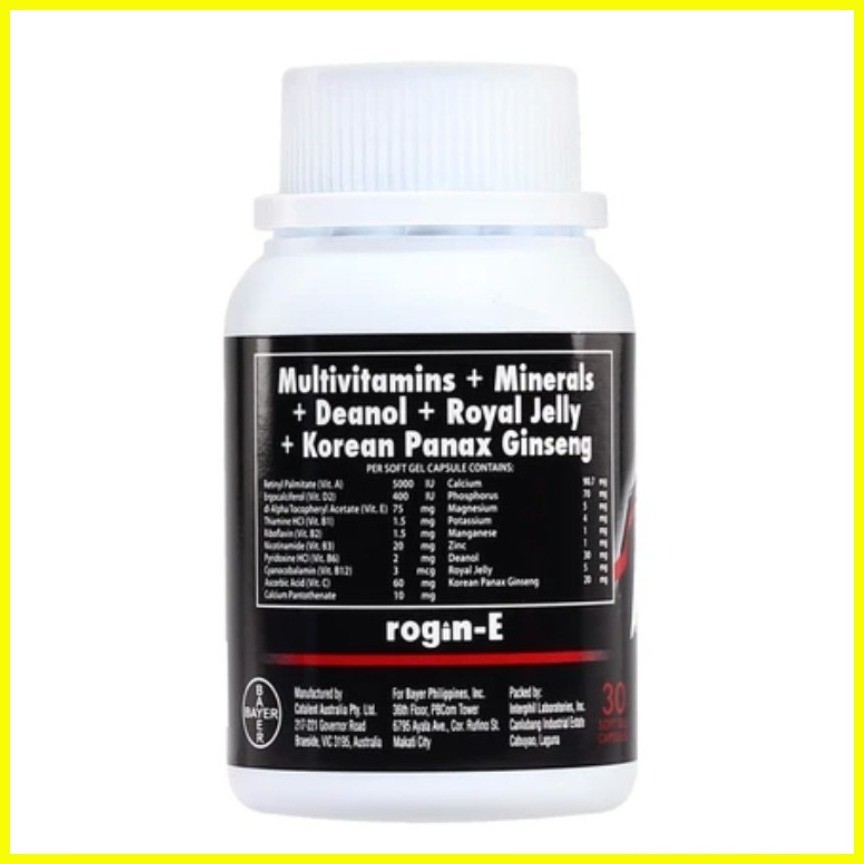 ♞Rogin E Multivitamins + Minerals + Deanol + Royal Jelly + Korean Panax