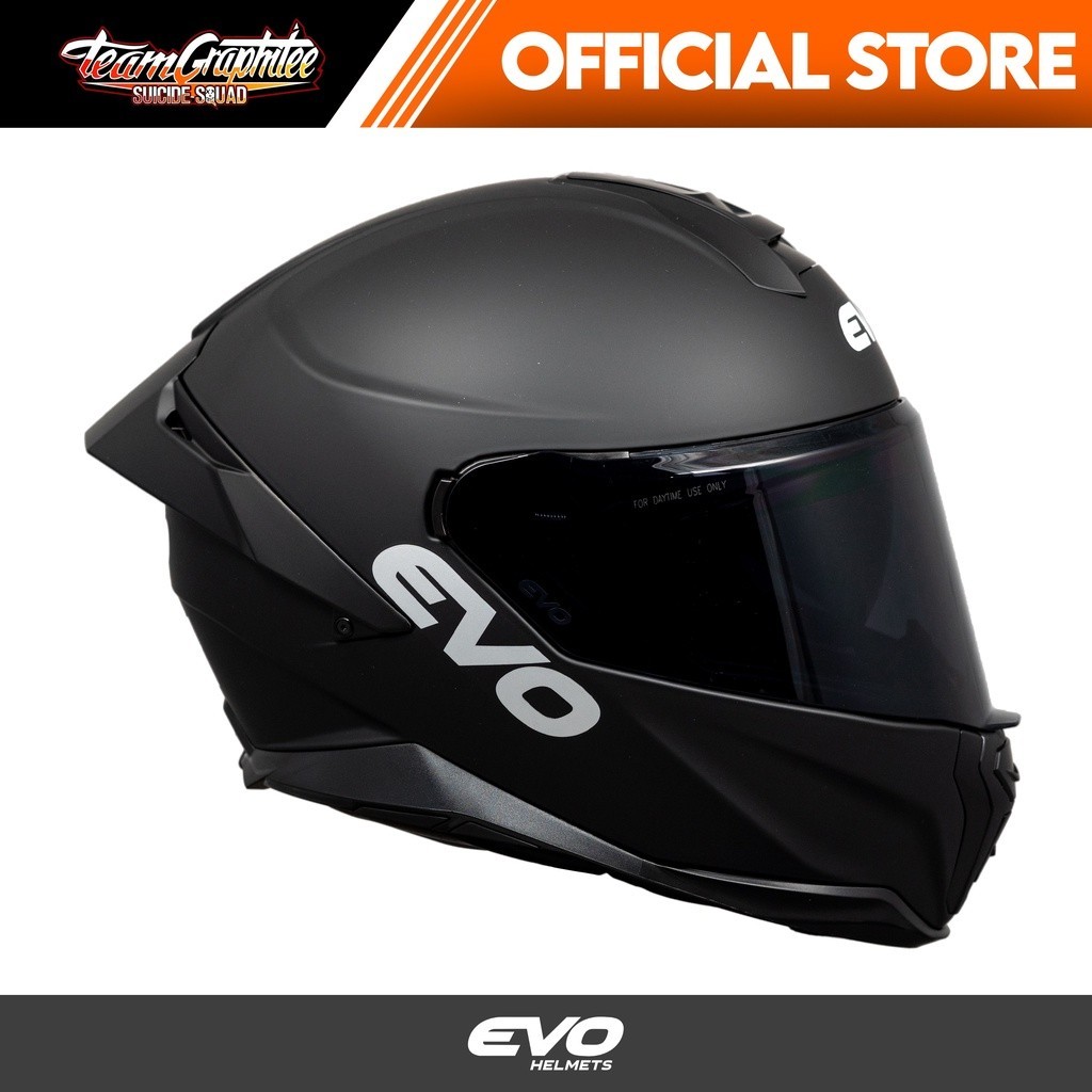 EVO HELMET XR05 MONO COLORS DUAL VISOR w/ free clear lens | Shopee ...