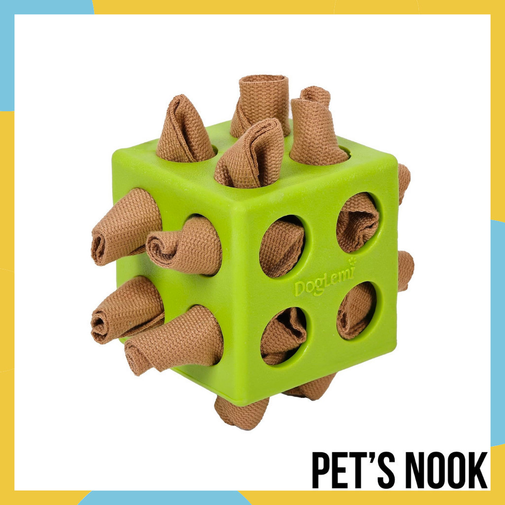 Snuffle Puzzle Toy for Dogs – Treat Dispenser Box & Nosework Feeder ...