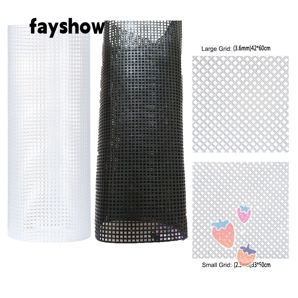FAY Sewing Plastic Mesh Cloth Latch Hook Bags Bag Rug Hook Bags Craft