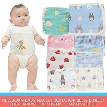 Newborn Baby Navel Protector Tummy Wrap Belly Binder helps to prevent ...