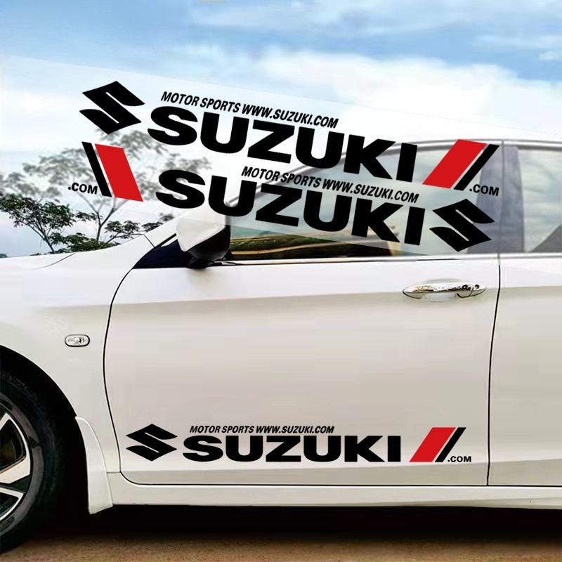 FTU Suzuki Car Stickers Auto Door Side Body Decor Decals Anti-scratch ...