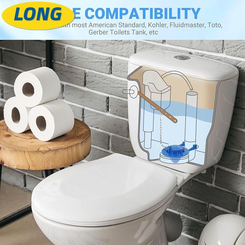 LONNGZHUAN Flush Valve Flapper, Universal Rubber Plug Toilet Flapper ...