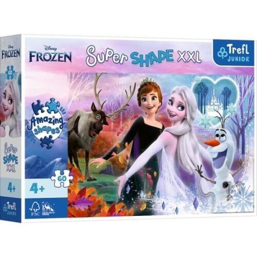 Trefl Junior Disney Frozen Super Shape XXL Puzzle 60 pcs | Shopee ...