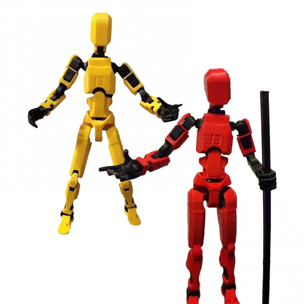 Action Figure 3D Printed Multi-Jointed Movable,Robot Action Figures ...