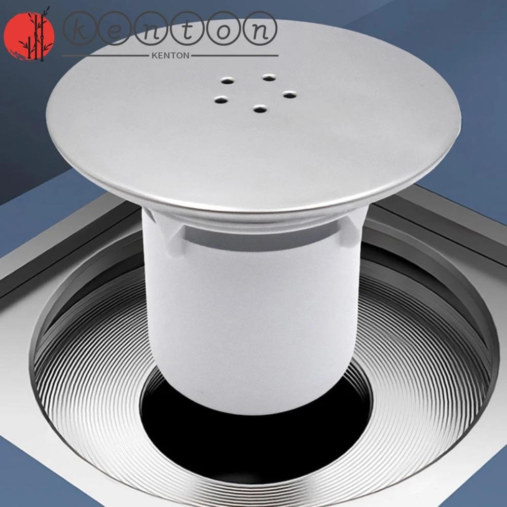 KENTON Anti-blocking Floor Drain, Plastic Flat Bathroom Waste Drain Cap ...