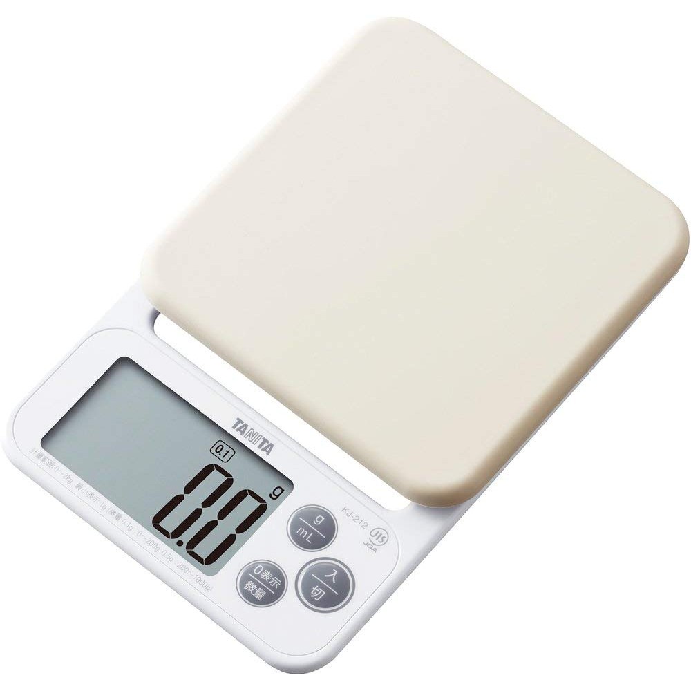 Tanita Cooking Scale with removable and washable silicon cover, weighs ...