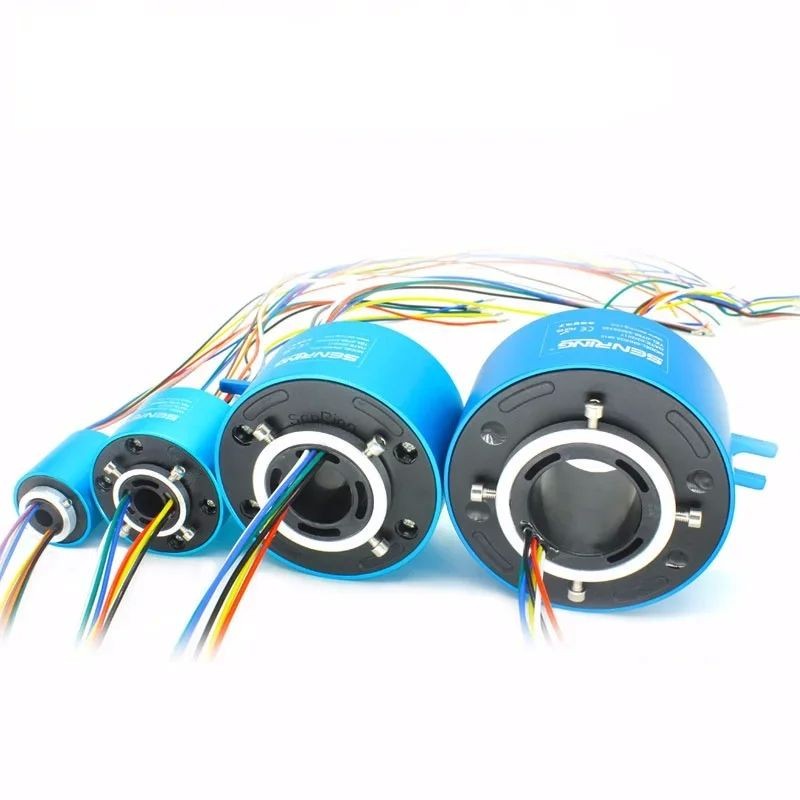 Through Hole Slip Ring 2/6/12/18/24 Channels 2A/5A/10A Current Slipring ...