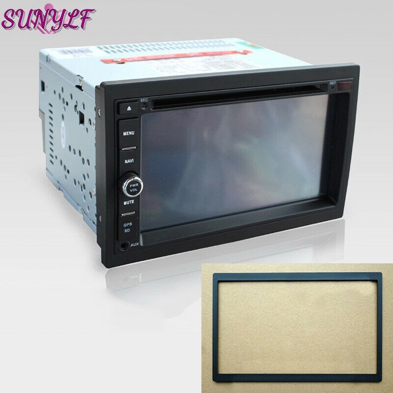 2Din Stereo Audio Dash Bezel Panel Mounting Frame for Car Radio DVD ...