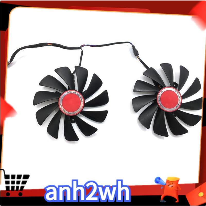 【A-NH】XFX 2PCS 95MM FDC10U12S9-C CF1010U12S Cooler Fan Replace for XFX ...