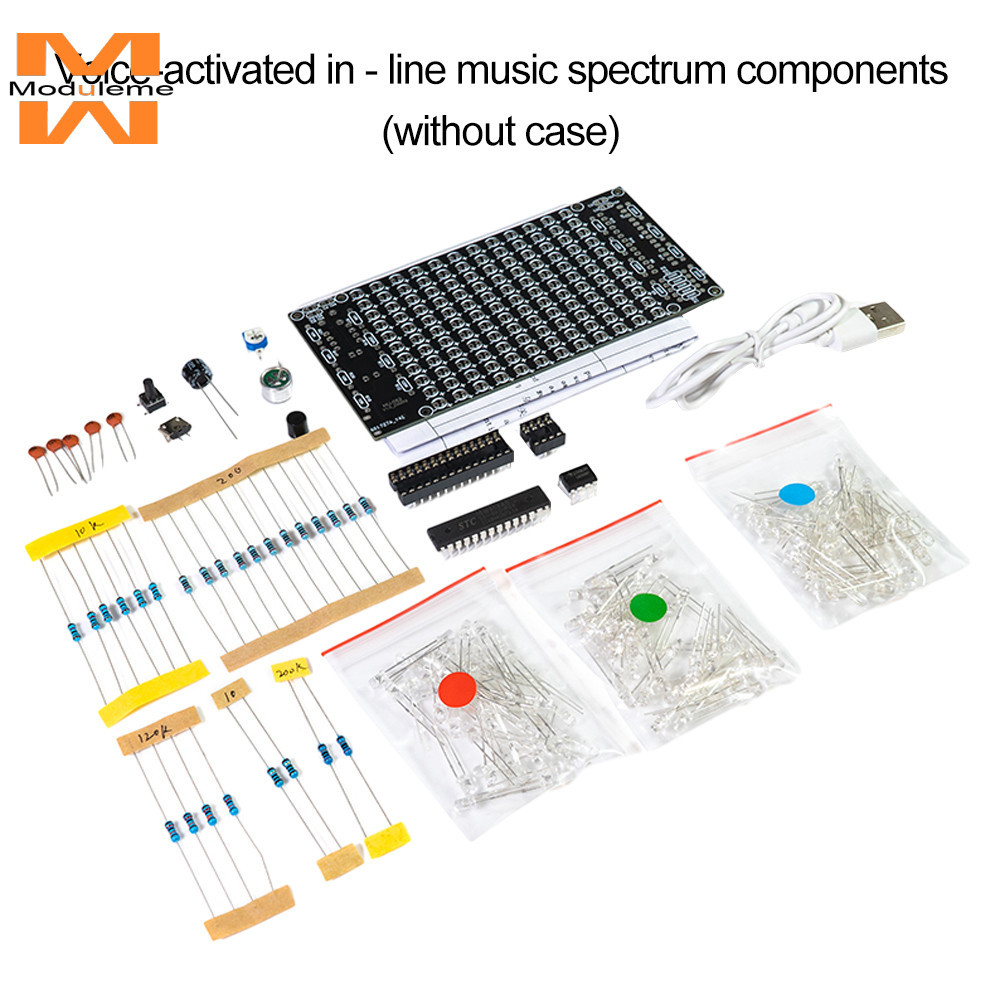 DIY Soldering Project Spectrum USB Mini Electronic Display Sound