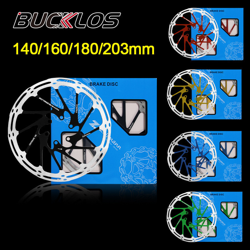 BUCKLOS MTB 160mm Rotor Disc Barke Rotors 140/180/203mm Centerline ...