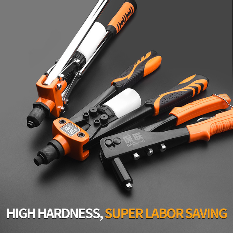 Baolian Rivet Nut and Hand Riveter Set Professional Manual Rivet Gun ...