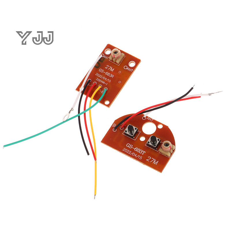 yangjianjun＞ 2CH RC Remote Control 27MHz Circuit PCB Transmitter And ...