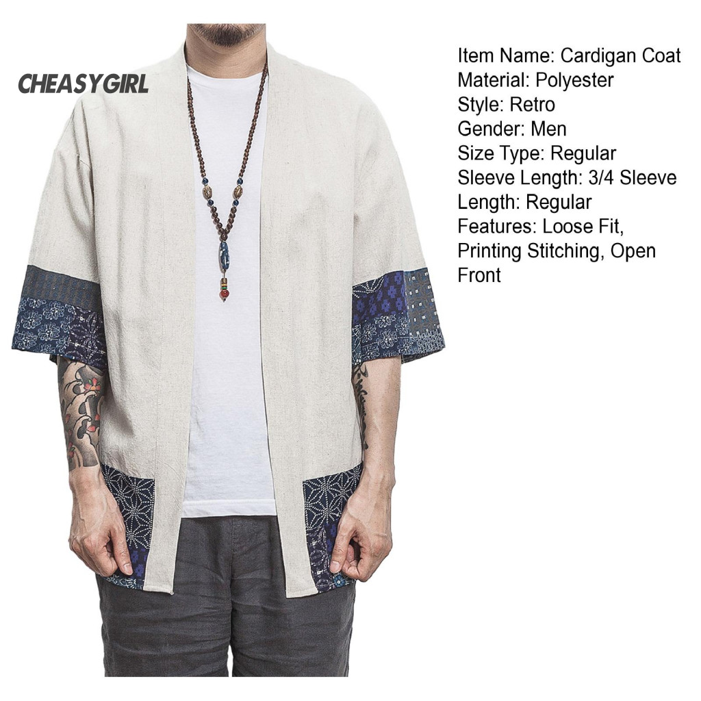 Cardigan coat for men best sale