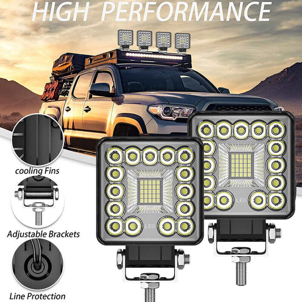 SWEETYSTR DXZ Car Shooting Spotlight LED Floodlight Cool White 6500K ...