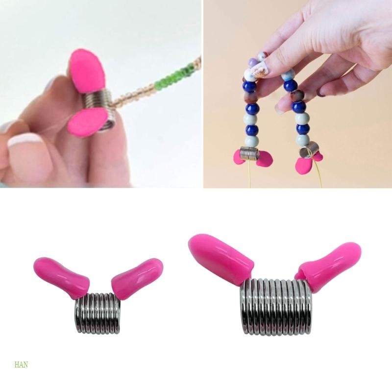 HAN Set of 4 Jewelry Making Tool Stringing Bead Stopping Spring End ...